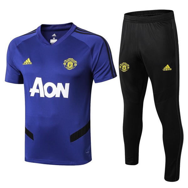 Entrenamiento Manchester United Conjunto Completo 2019/20 Azul